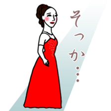 Kawaii Dancing Lady sticker #9838550