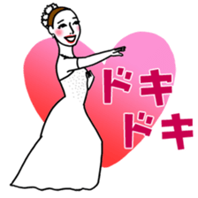 Kawaii Dancing Lady sticker #9838563