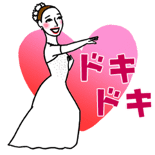 Kawaii Dancing Lady sticker #9838563