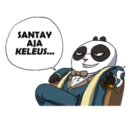 Wanara: Big Boss Panda sticker #9839332