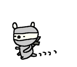 Samurai bear stickers! sticker #9839533