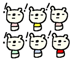 Samurai bear stickers! sticker #9839534