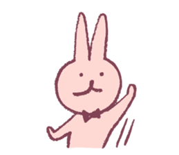 pencil rabbit sticker #9839536