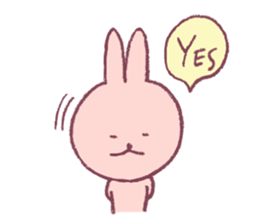 pencil rabbit sticker #9839539