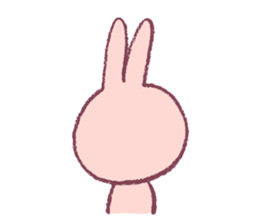 pencil rabbit sticker #9839540