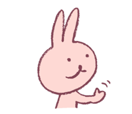 pencil rabbit sticker #9839541