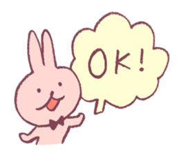 pencil rabbit sticker #9839542