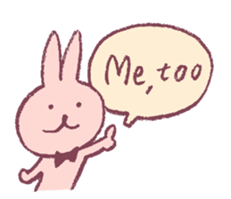 pencil rabbit sticker #9839544