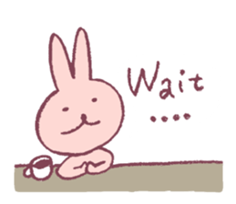 pencil rabbit sticker #9839546