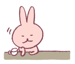 pencil rabbit sticker #9839547