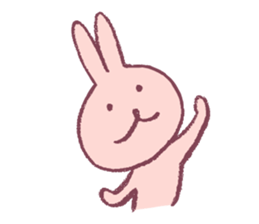 pencil rabbit sticker #9839549