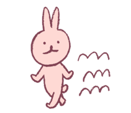 pencil rabbit sticker #9839550
