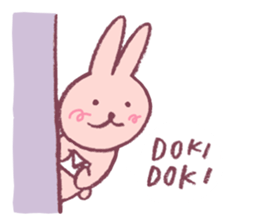 pencil rabbit sticker #9839551
