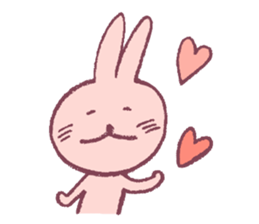 pencil rabbit sticker #9839552