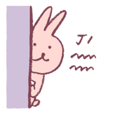 pencil rabbit sticker #9839555