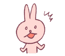 pencil rabbit sticker #9839557