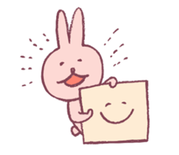 pencil rabbit sticker #9839559