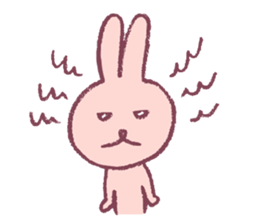 pencil rabbit sticker #9839560