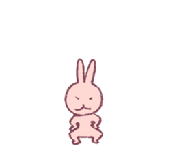 pencil rabbit sticker #9839561
