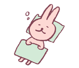 pencil rabbit sticker #9839563