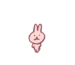 pencil rabbit sticker #9839564