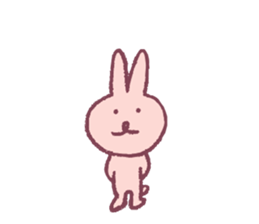 pencil rabbit sticker #9839565