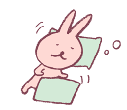 pencil rabbit sticker #9839567