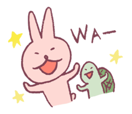 pencil rabbit sticker #9839573