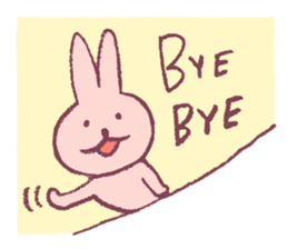 pencil rabbit sticker #9839574