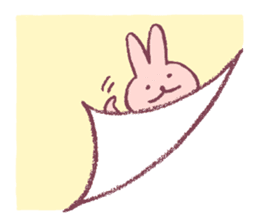 pencil rabbit sticker #9839575