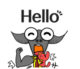 Khwai (Thai buffalo) sticker #9839696