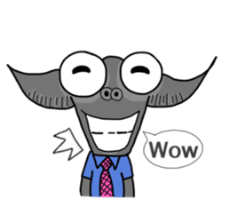 Khwai (Thai buffalo) sticker #9839701