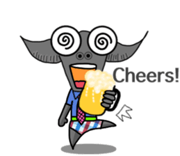 Khwai (Thai buffalo) sticker #9839702