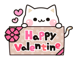 Cat to concern(Valentine's day ver.) sticker #9839736