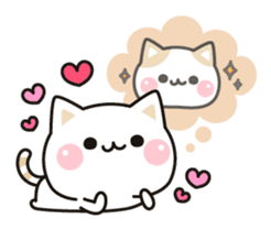Cat to concern(Valentine's day ver.) sticker #9839773
