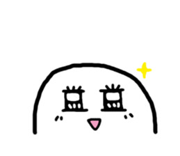 Mr. egg emoticon sticker #9840239