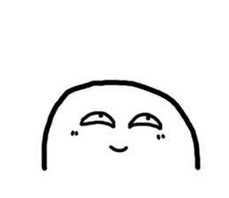 Mr. egg emoticon sticker #9840242