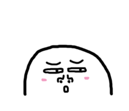 Mr. egg emoticon sticker #9840244