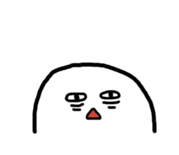 Mr. egg emoticon sticker #9840247