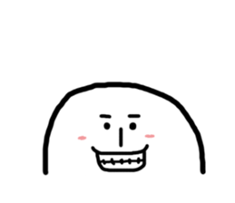 Mr. egg emoticon sticker #9840249