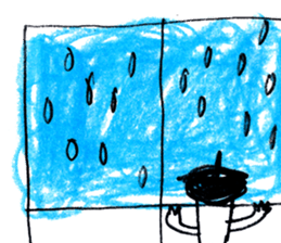 Black cat and days sticker #9841203