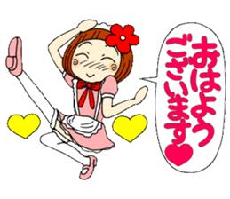 Castor bean-chan 29 maid Hen sticker #9841416