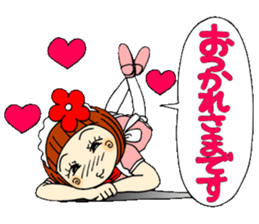 Castor bean-chan 29 maid Hen sticker #9841449