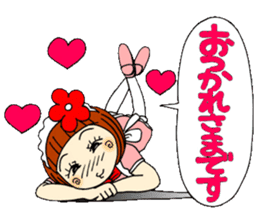 Castor bean-chan 29 maid Hen sticker #9841449
