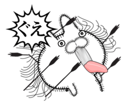 Rabbit of Disheveled Hair sticker #9841778