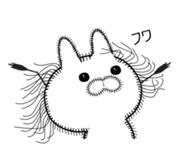 Rabbit of Disheveled Hair sticker #9841784