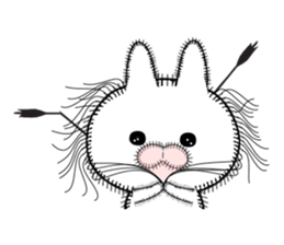 Rabbit of Disheveled Hair sticker #9841794