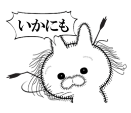 Rabbit of Disheveled Hair sticker #9841797