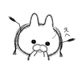 Rabbit of Disheveled Hair sticker #9841799
