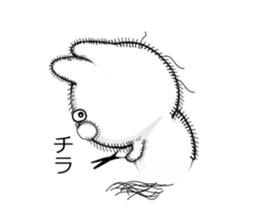 Rabbit of Disheveled Hair sticker #9841808